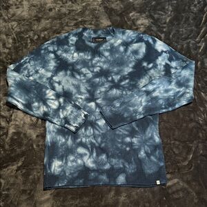 Men’s Lucky Brand Shibori Tie Dye Crew Neck Sweater - S